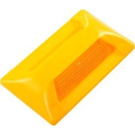 TAPCO 102208 PM-24 Pavement Marker, 2" x 4", Amber Reflector, 1 Side 102208